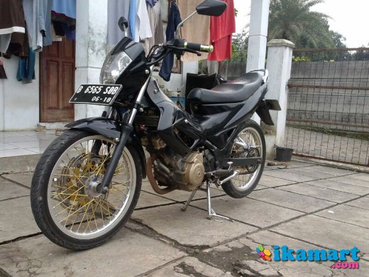 Jual satria fu tahun 2008 hitam - Motor