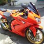 Jual Kawasaki ninja 250 R 2009 Merah modif