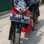 Jual Satria FU Tahun 2012 bulan 6 Merah hitam