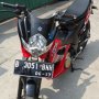 Jual Satria FU Tahun 2012 bulan 6 Merah hitam