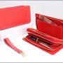 Dompet Virolita Denim 2 Sleting - Merah