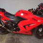 JuAL NINJA 250R  MERAH 2011 KM RENDAH MODIF