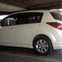 Jual Nissan Latio 2008 White Pearl jarang pakai