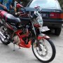 Jual satria fu 150 built up th 2005 Merah hitam