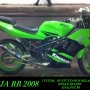 Jual ninja 2008 hijau custom murah