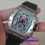 RICHARD MILLE RM011 Edition Felipe Massa Rubber SWISS ETA Black Silver