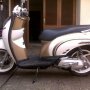 Jual Scoopy 2011 putih coklat nice gan