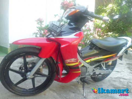 Jual Satria 120 R 2005 Mataram Merah - Motor