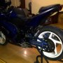 Jual ninja 250 th 2010 Biru bekasi