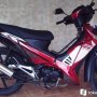 Jual honda supra 125 X CW 2008 Merah Plat H 