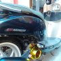 Jual Honda Scoopy PGM-FI 2013 HItam Coklat Variasi 