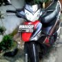 HONDA SUPRA X 125D 2011 hitam kondisi masih mulus.