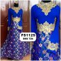 Baju Gamis Pesta Sari India Renda Emas FS1129