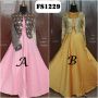 Baju Gamis Pesta Satin Cardi Lepas Fs1229