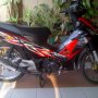 JUAL SUPRA X 125D jari-jari 2013 Merah hitam