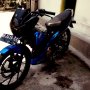 Jual Suzuki Satria FU tahun 2010 Biru hitam