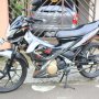 Jual Suzuki Satria FU 150 2010 black grey full standar