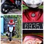 Jual Mio Sporty 2010 Merah Maroon jarang pakai