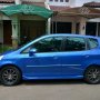 Jual jazz vtec mt 2005 biru mulus