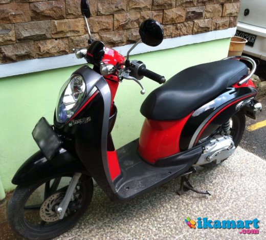 Jual Motor Scoopy Merah  Hitam Automotivegarage org