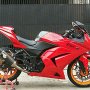 Jual Kawasaki Ninja 250 Red Th 2011 Modif