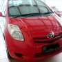 Jual toyota yaris j a/t 2008 merah super istimewa 