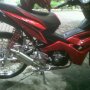 Jual honda blade 2011 merah full modif