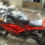 Jual ninja 250fi abs 2013 orange+aksesoris