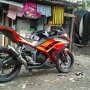 Jual ninja 250fi abs 2013 orange+aksesoris