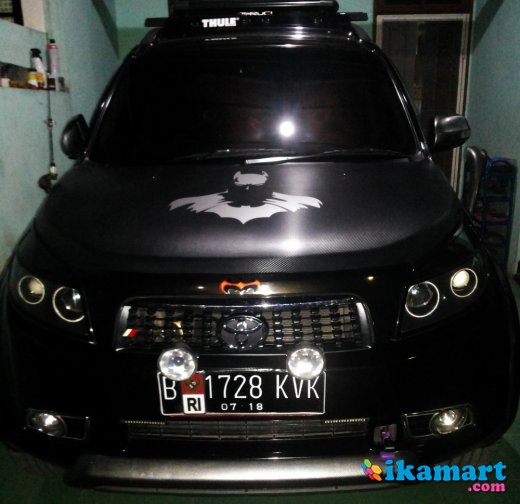 Jual Terios TX MT 2770 facelift Rush 2010 hitam variasi 