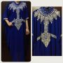 Kaftan Payet Cantik Biru Tua 