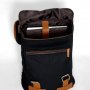 Jual Ransel Canvas Original Fintagio Black NEW 