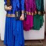 Stelan Blus Songket Biru