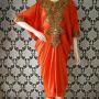 Tunik Kerancang Satin Yuni Orange