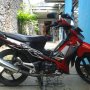 Jual cepat supra x 125 merah hitam