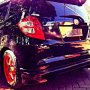 Jual HONDA JAZZ tipe S 2009 hitam modif simpel