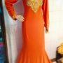 Kaftan Tears elizabeth orange