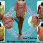 kebaya encim bordir gold