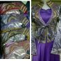 dress cardi songket tali pinggang