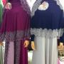 GAMIS SYARI RUBY (+ BROOCH)