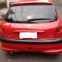 Jual Peugeot 206 AT Merah