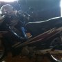 Jual Suzuki Shogun 125 th 2005 Hitam silver Surabaya