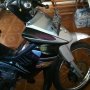 Jual Suzuki Shogun 125 th 2005 Hitam silver Surabaya