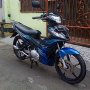 Jual yamaha jupiter mx 135 2009 biru pajak panjang low km