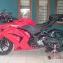 Jual Kawasaki Ninja 250 merah 2011 mulus terawat