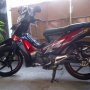 Jual Honda Supra X 125 CW 2010 merah hitam