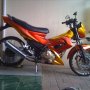 Jual satria fu 2008 merah marun banyak bonus