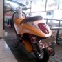 Jual Honda Scoopy 2010 Putih orange Modif Road Race