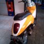 Jual Honda Scoopy 2010 Putih orange Modif Road Race