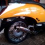 Jual Honda Scoopy 2010 Putih orange Modif Road Race